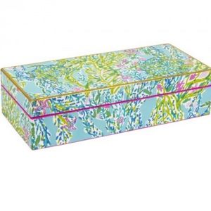 Lilly Pulitzer Blue Heaven Lacquer Box